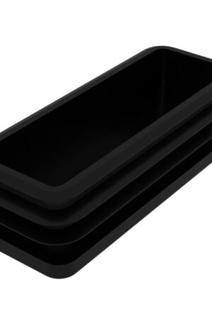 50×120 Mm Kademeli İç Profil Tapası Siyah
